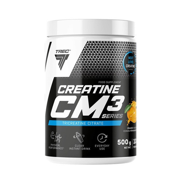 Creatine CM3 Series TriCreatine Citrate 500g - Pomarańcz
