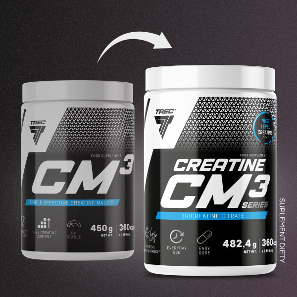 CM3 - JabłCzan Kreatyny TCM - 360Kaps. - 360 Kaps.