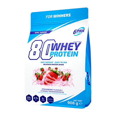 6PAK Nutrition - 80 Whey Protein 908g - Zdjęcie główne
