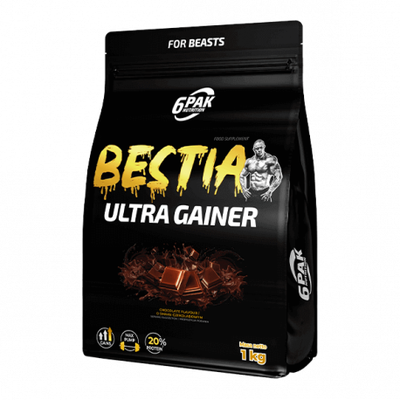 6PAK Nutrition - Bestia Ultra Gainer 1000g - 1