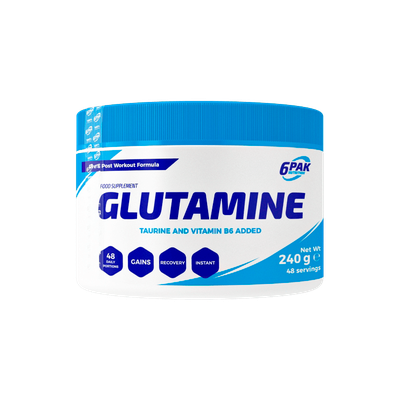 6PAK Nutrition - Glutamine 240g - Zdjęcie główne