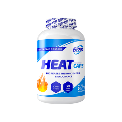 6PAK Nutrition - Heat Caps 90kaps. - Zdjęcie główne