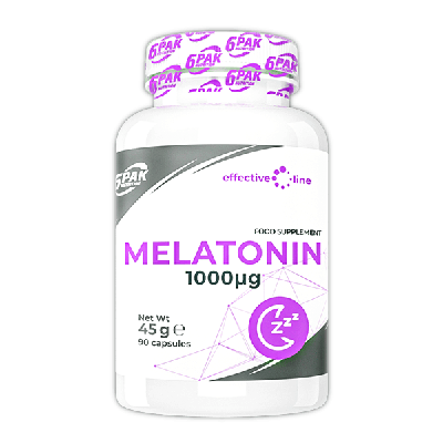 6PAK Nutrition - EL Melatonin 90kaps. - Zdjęcie główne