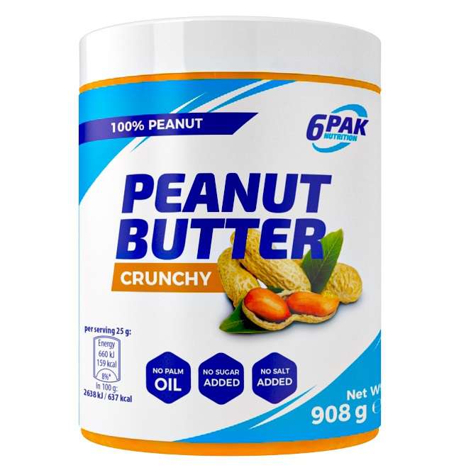 6PAK Nutrition Peanut Butter PAK Crunchy 908g Zdjęcie główne