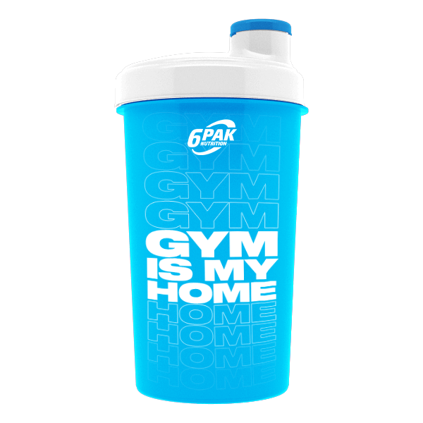 6PAK Nutrition Shaker Gym Is My Home Neon Blue 700ml Zdjęcie główne