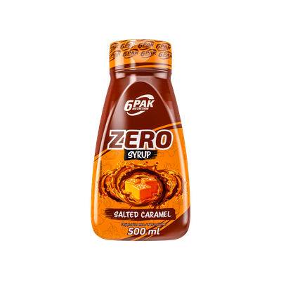 6PAK Nutrition - Syrup ZERO 500ml Salted Caramel - Zdjęcie główne