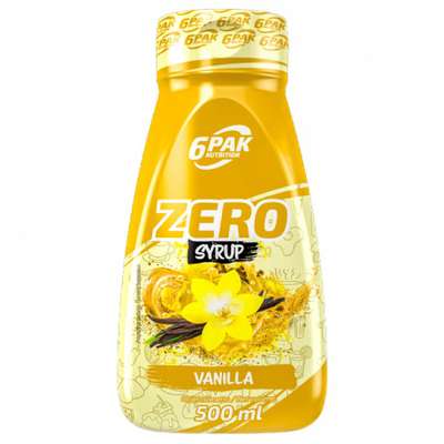 6PAK Nutrition - Syrup Zero 500ml Vanilla - Zdjęcie główne