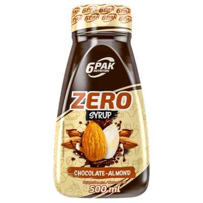 6PAK Nutrition - Syrup ZERO Chocolate-Almond 500ml - Zdjęcie główne