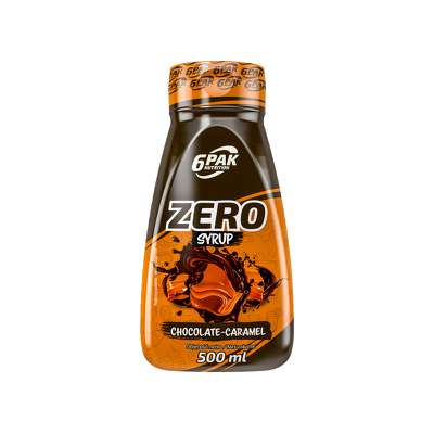 6PAK Nutrition - Syrup ZERO Chocolate Caramel 500ml - Zdjęcie główne
