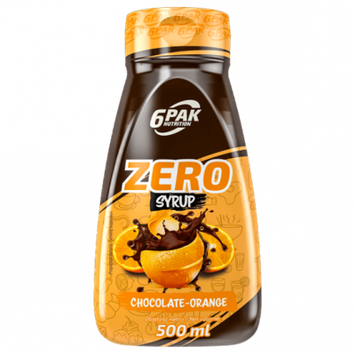 6PAK Nutrition - Syrup ZERO Chocolate Orange 500ml - Zdjęcie główne