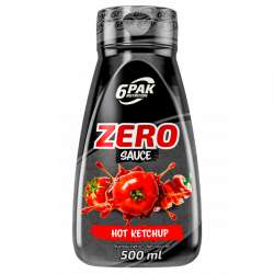 6PAK Nutrition - Sauce Zero Hot Ketchup 500ml - Zdjęcie główne