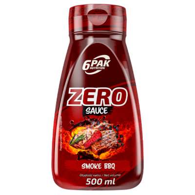 6PAK Nutrition - Sauce Zero Smoke BBQ 500ml - Zdjęcie główne