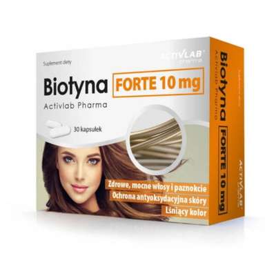 Activlab - Pharma Biotyna Forte 10mg 30kaps. - Pharma Biotyna Forte 10mg 30kaps.