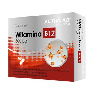 Activlab - Pharma Witamina B12 30kaps. - Pharma Witamina B12 30kaps.