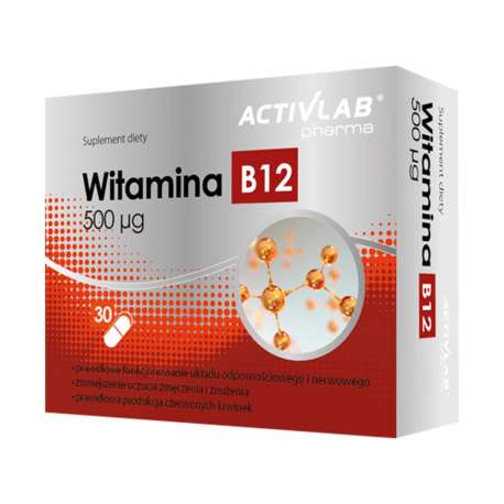 Activlab Pharma Witamina B12 30kaps. Pharma Witamina B12 30kaps.