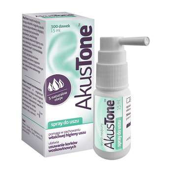 Aflofarm - AkusTone Spray do uszu 15 ml - Zdjęcie główne