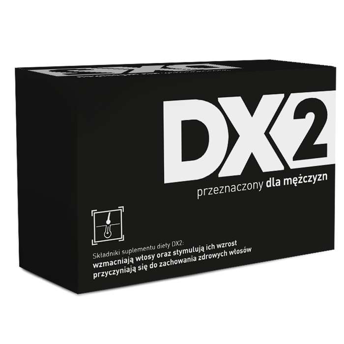 DX2 Kapsułki Wzmacniające Włosy dla Mężczyzn 30kaps. Zdjęcie główne