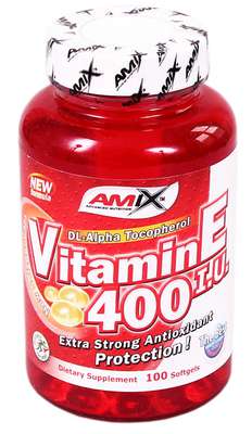 Amix - Vitamin E 400 IU 100kaps. - Zdjęcie główne