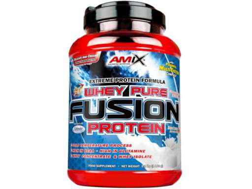Amix Whey Pure Protein Fusion Double white chocolate 1kg Zdjęcie główne