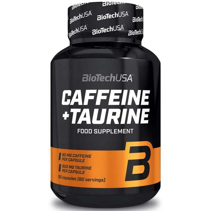BioTech USA Caffeine + Taurine 60kaps. Zdjęcie główne