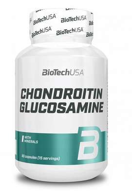 BioTech USA - Glucosamine Chondroitine 60kaps. - zdjecie główne