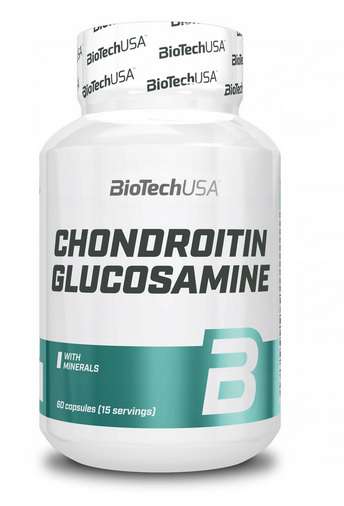 BioTech USA Glucosamine Chondroitine 60kaps. zdjecie główne