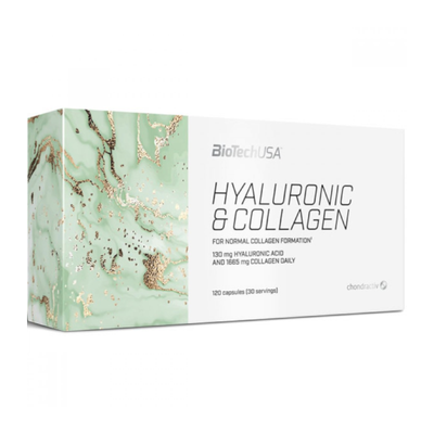 BioTech USA - Hyaluronic & Collagen 120kaps. - 120kaps.