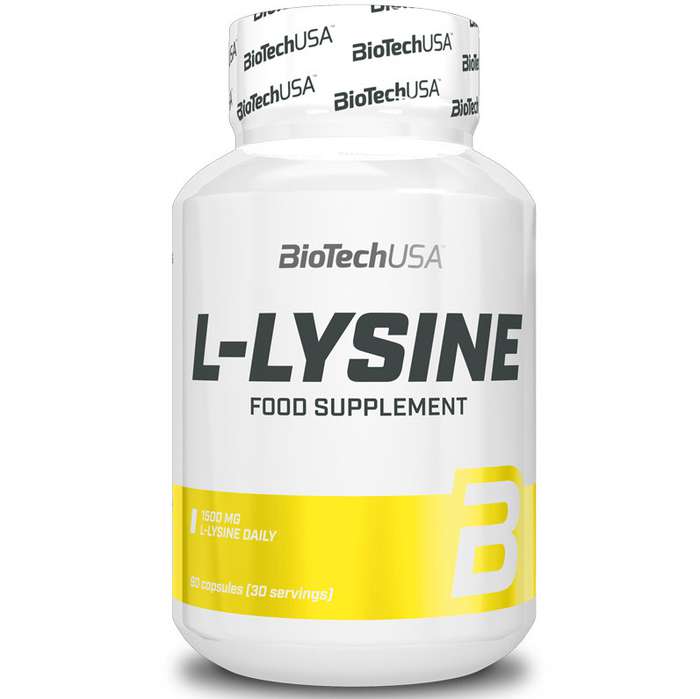 BioTech USA L-Lysine 90kaps. Zdjęcie główne
