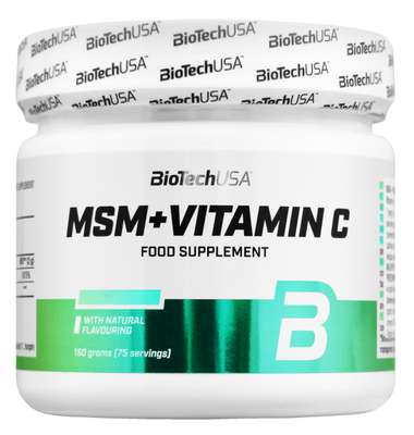 BioTech USA - MSM + Vitamin C 150g - zdjęcie główne