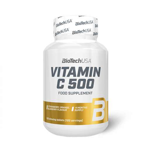BioTech USA Vitamin C 500 120tab. Zdjęcie główne