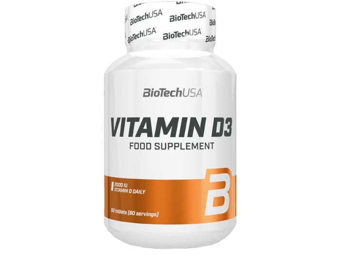 BioTech USA Vitamin D3 60tab. Zdjęcie główne