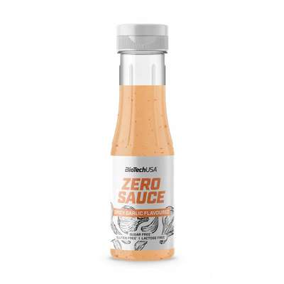 BioTech USA - Zero Sauce 350ml Spicy Garlic - Zdjęcie główne
