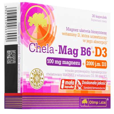 Olimp - Chela Mag B6 + D3 30kaps. - zdjęcie główne