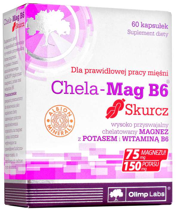 Olimp Chela-Mag B6 Skurcz 60kaps. zdjęcie główne