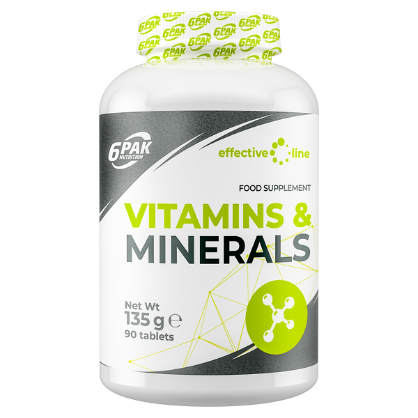 6PAK Nutrition EL Vitamins & Minerals 90tab. zdjęcie główne