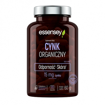 Essensey - Cynk Organiczny 120kaps. - 120kaps.