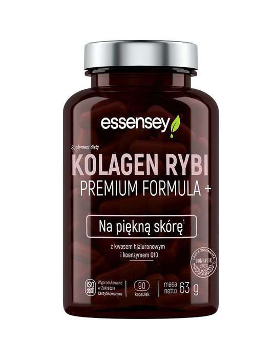 Essensey Kolagen Rybi Premium Formuła + 90kaps. Kolagen Rybi Premium Formuła + 90kaps.