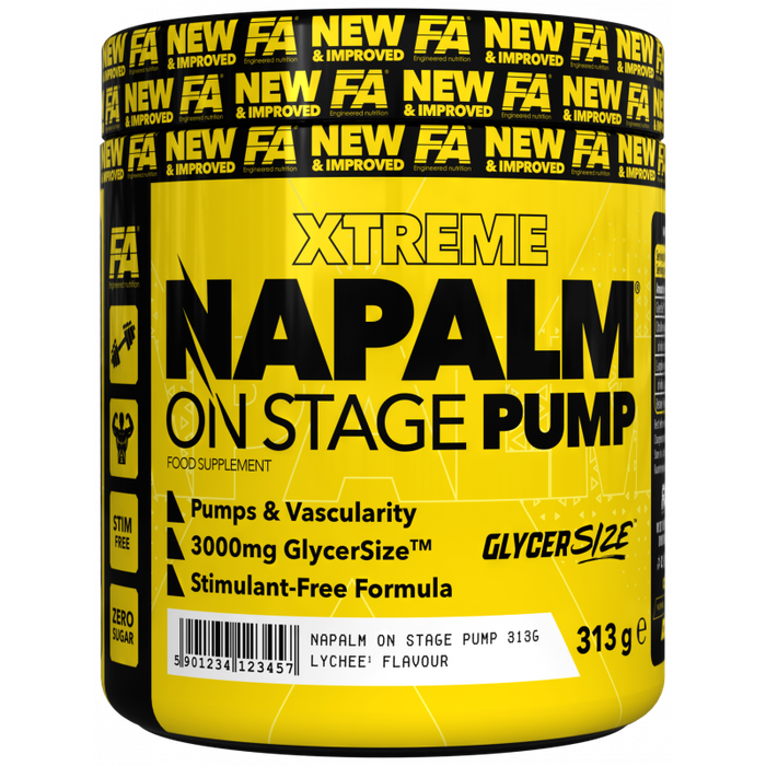 FA Nutrition Napalm On Stage Pump 313g Napalm On Stage Pump 313g