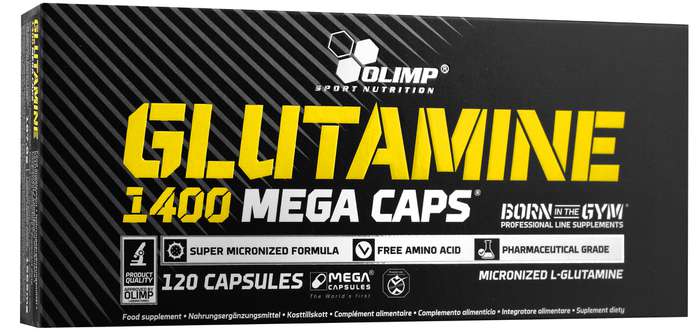 Olimp Glutamine 1400 Mega Caps 120kaps. zdjęcie główne