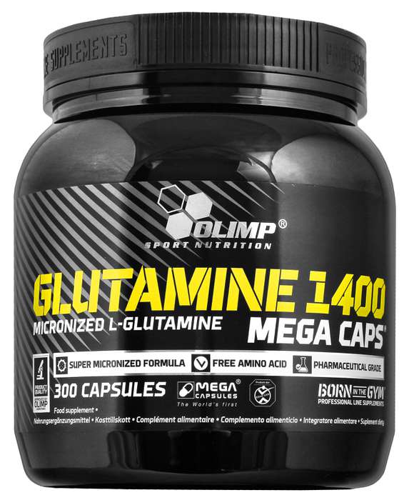 Olimp Glutamine 1400 Mega Caps 300kaps. zdjęcie główne
