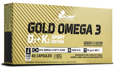 Olimp - Gold Omega 3 D3 + K2 Sport Edition 60kaps. - Zdjęcie główne