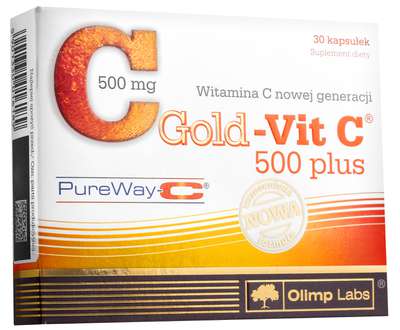 Olimp - Gold-Vit C 500 Plus 30kaps. - zdjęcie główne