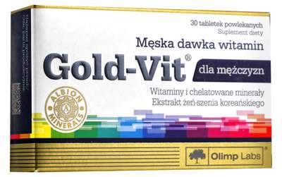 Olimp - Gold-Vit Dla Mężczyzn 30tab. - zdjęcie główne