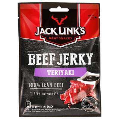 Jack Link's - Beef Jerky Teriyaki 25g - Beef Jerky Teriyaki 25g