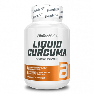 BioTech USA - Liquid Curcuma 30kaps. - Liquid Curcuma 30kaps.