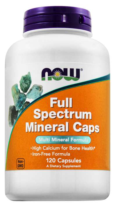 NOW Foods Full Spectrum Minerals 120kaps. Zdjęcie główne