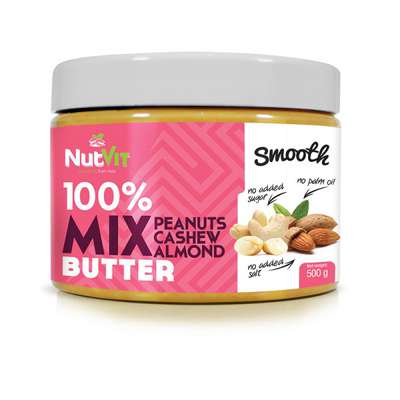 NutVit - 100% Nut Butter Mix 500g - zdjecie-glowne