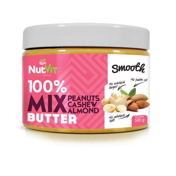 NutVit 100% Nut Butter Mix 500g zdjecie-glowne