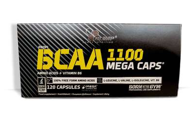Olimp - BCAA 1100 Mega Caps 120kaps. - Zdjęcie główne