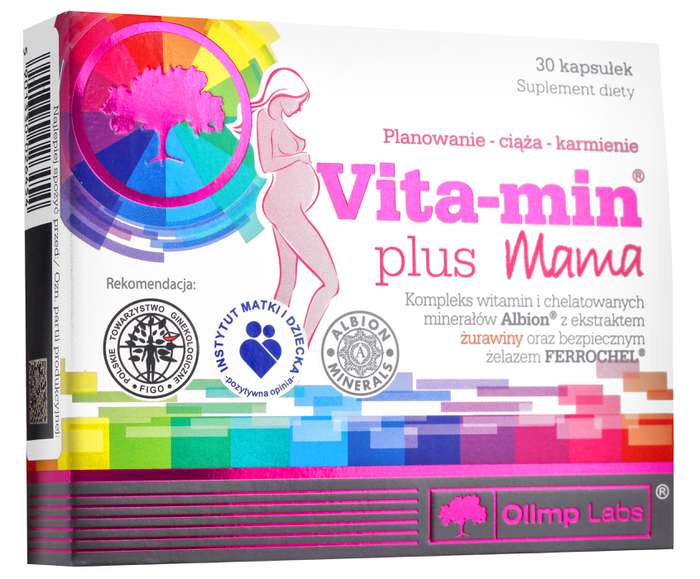 Olimp Vita-Min Plus Mama 30kaps. Zdjęcie główne